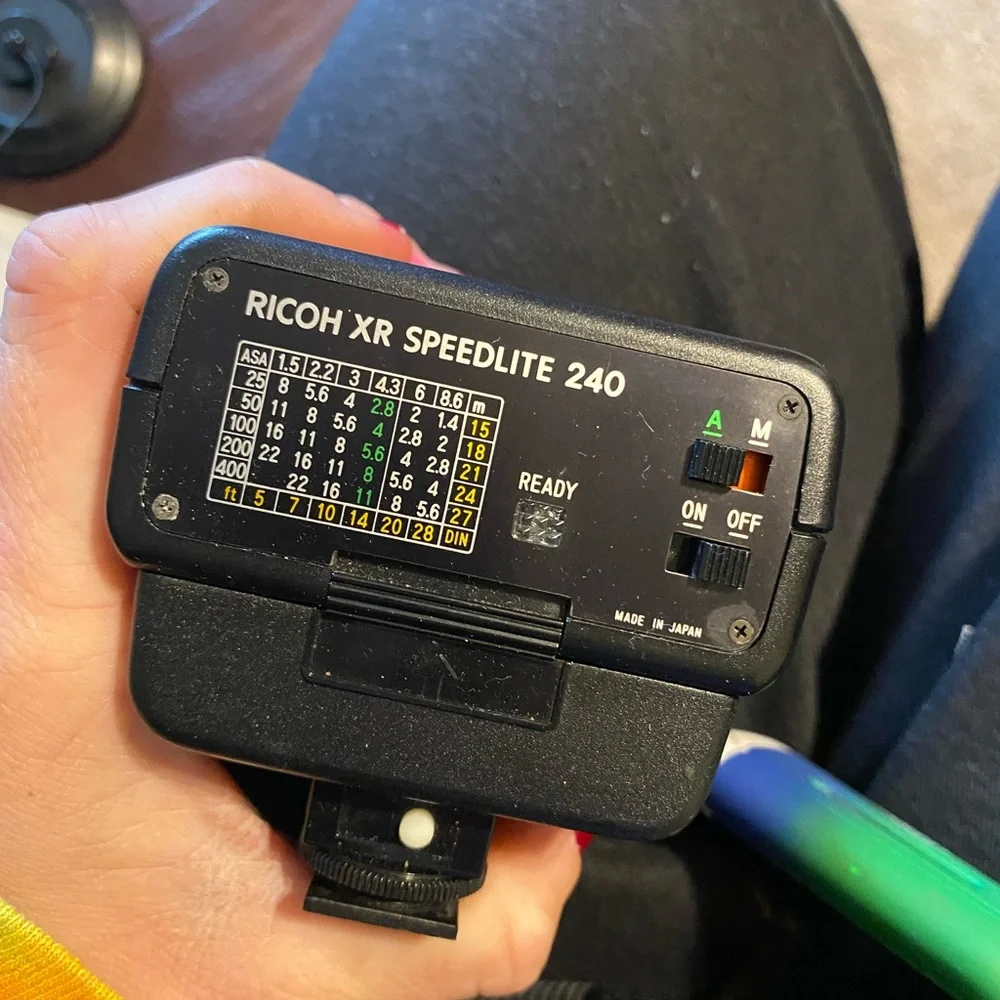 RICOH KR-5 SUPER WITH SPEEDLITE 240 and much more